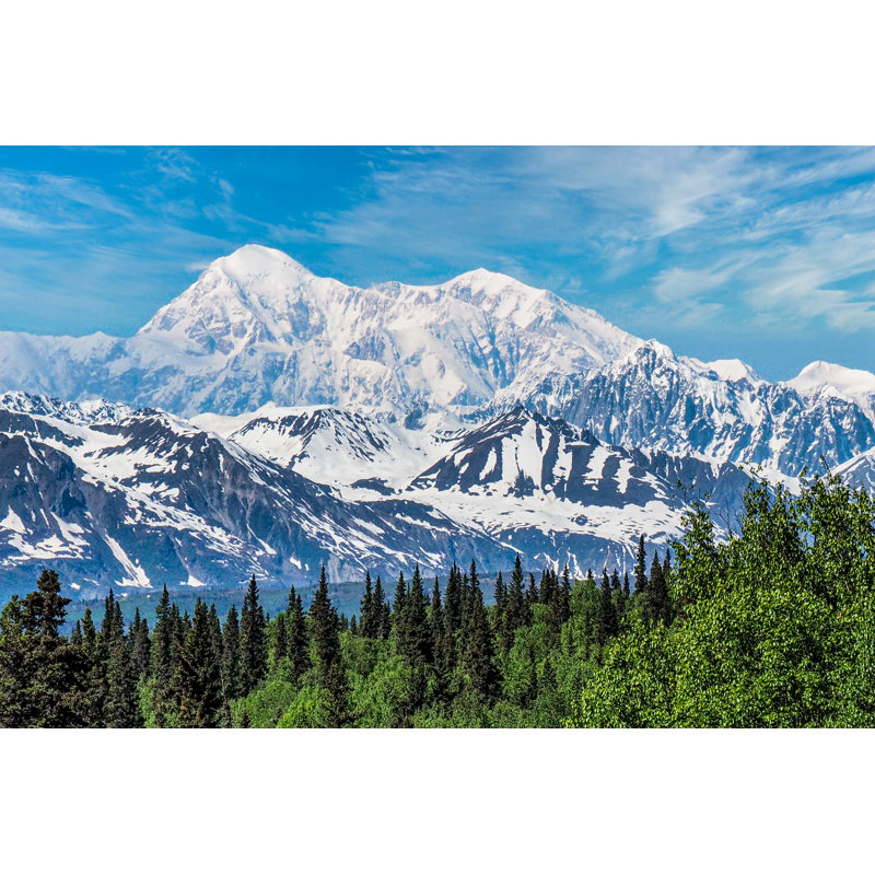 Mount Denali - Wrapped Canvas Print, 30cm H x 46cm W