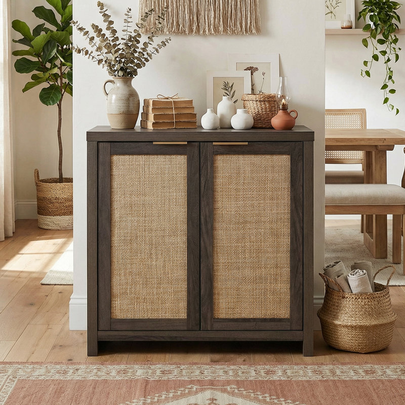 Buffet de 31,5 po Arianna, Chêne minuit