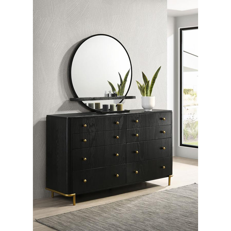 Commode 8 tiroirs avec miroir Landau