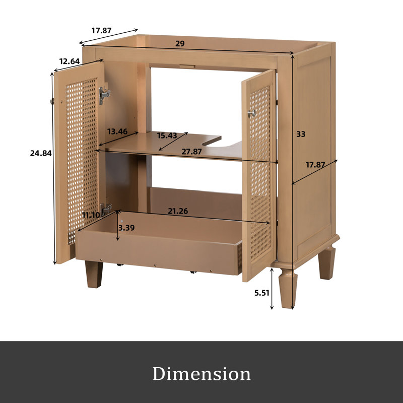 29 base de meuble-lavabo simple seulement