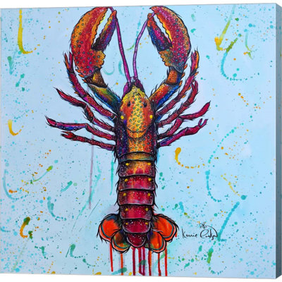 «Lobster» par Karrie Evenson - peinture sur toile tendue