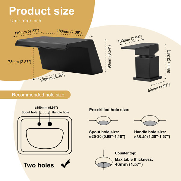 Dimensions du produit