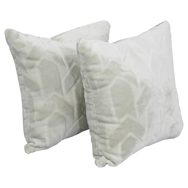 52_17-Inch Polyester Fur Throw Pillows, Agora Soap