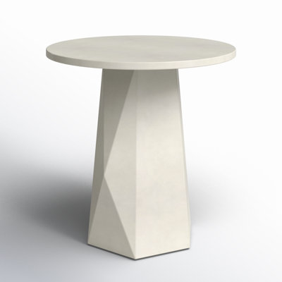 22'' Stone Outdoor Side Table