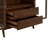 Peko 2-Door Display Cabinet, Brown