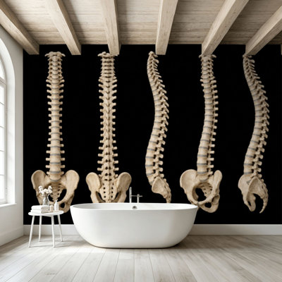 Peel and Stick Wallpaper Wall Mural Spine Wall Art Self Adhesive and Removable