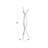 Coat Rack Hall Tree Free Standing Entryway Bedroom Metal Frame Coat Tree Freestanding Coat Rack-1727939231