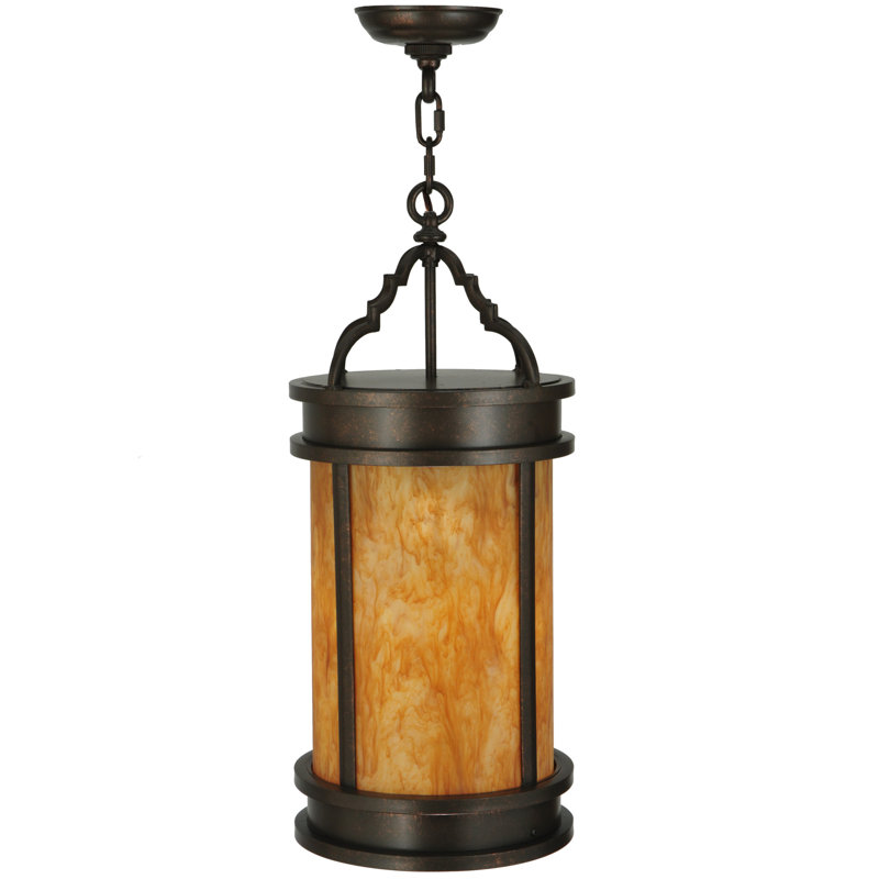 Luminaire suspendu cylindrique unique 1 lumières