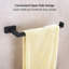 Porte-serviettes mural en acier inoxydable