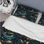 Cosmic Noir Moody Patterns - Ensemble de housse de couette abstrait - Microfibre de polyester-359273201