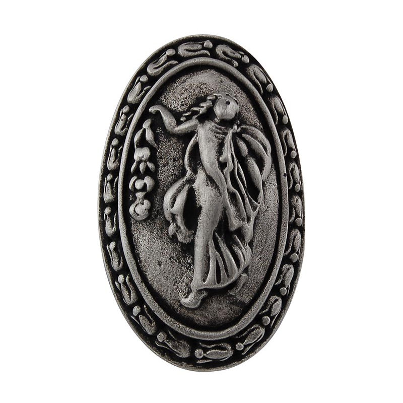 Sforza Oval Knob, Antique Nickel
