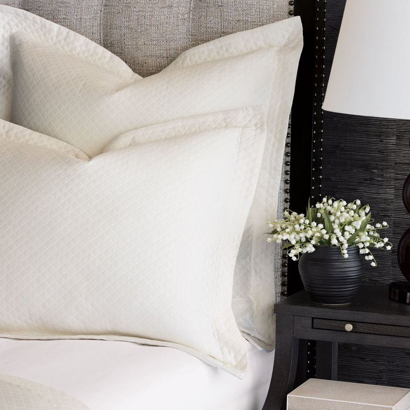 Matera Pillow Sham, Ivory, Standard