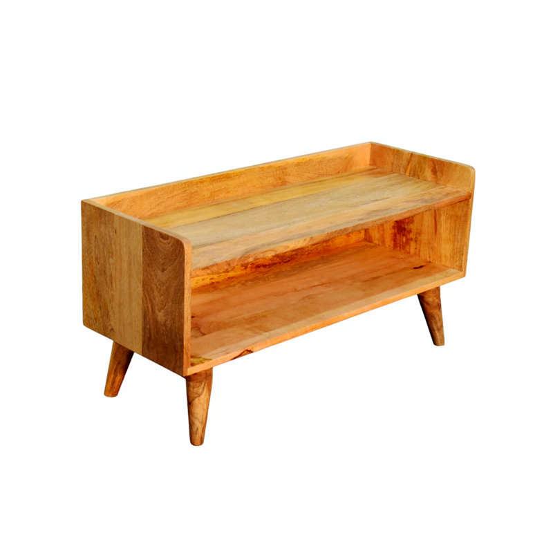 Banc de rangement avec sièges spacieux, construction solide, facile à assembler