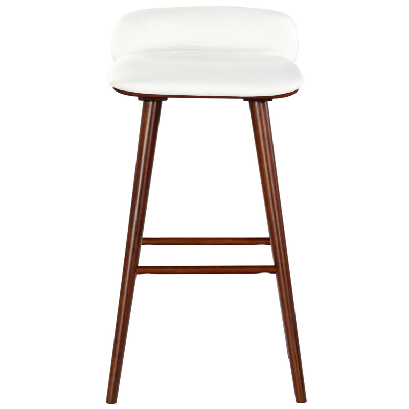 Vanya Barstool, Short Stool - 28", White