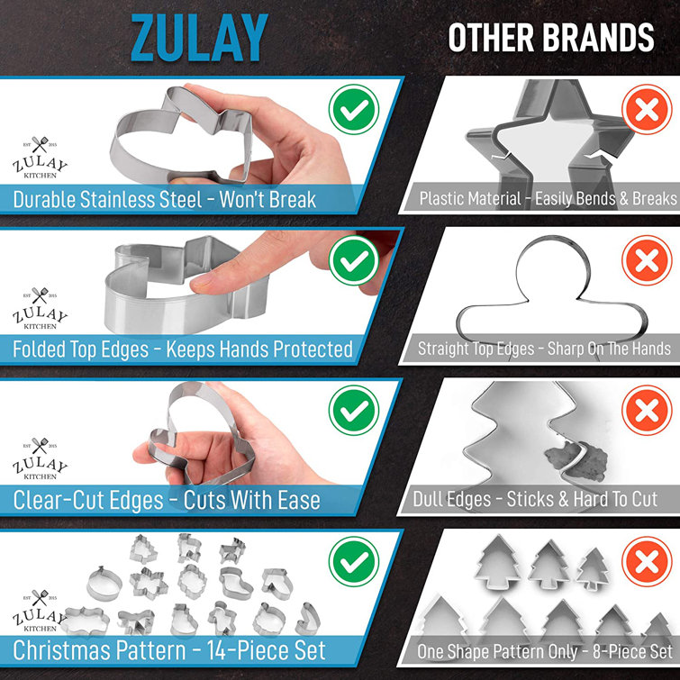 Zulay Kitchen Non-Stick Bench Scraper