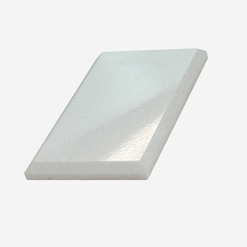 3 x 6 Athens Beveled Marble Subway Tile, Gray
