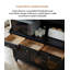 All Solid Wood Vintage Food Cabinet Dining Room Against Wall One Piece Organizer