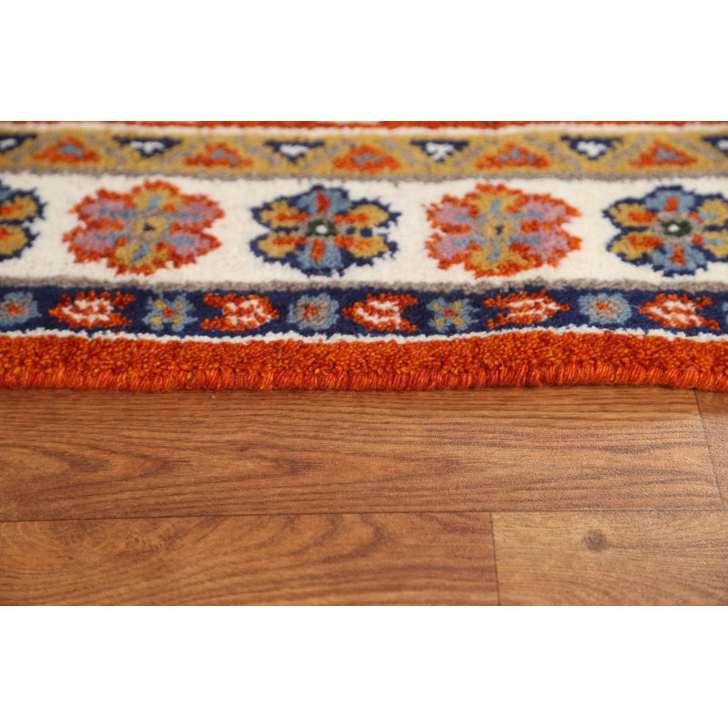 Tapis oriental Kazak noué à la main