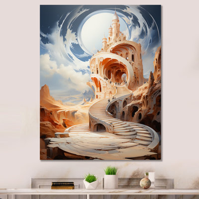 " Surreal Spiraling Sands Landscape I "