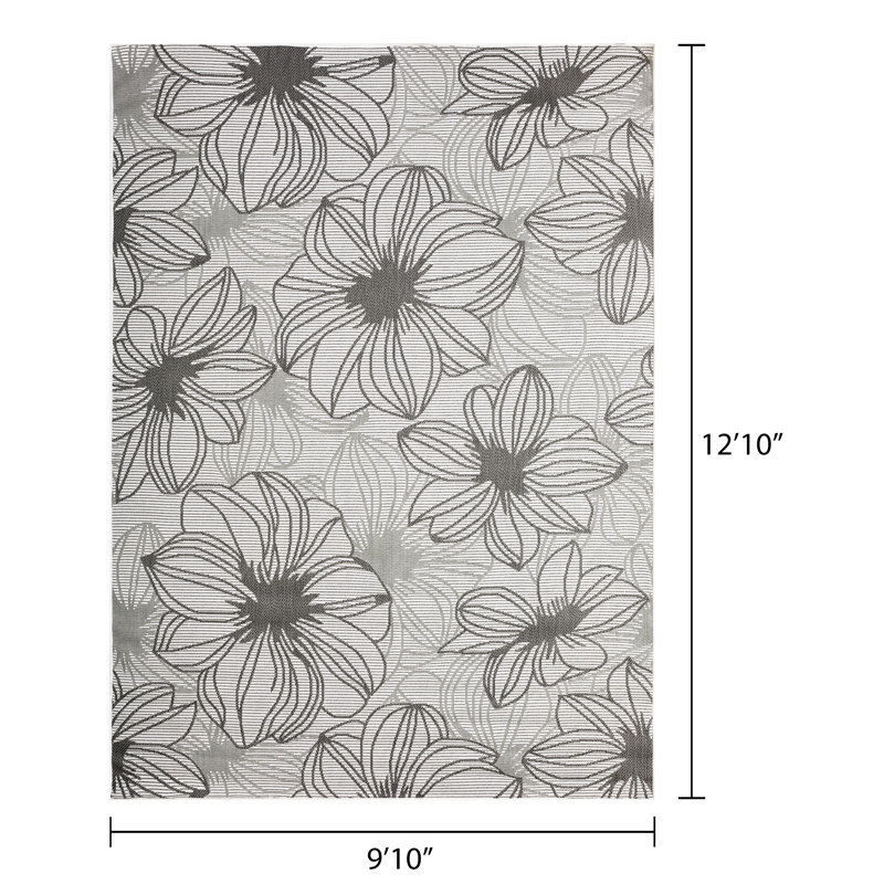 Tapis crème Rosmunda Cerimia, Rectangle 9 pi 10 po x 12 pi 10 po
