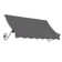 Awntech Charleston Acrylic Fabric Awning with Iron Scroll Arms