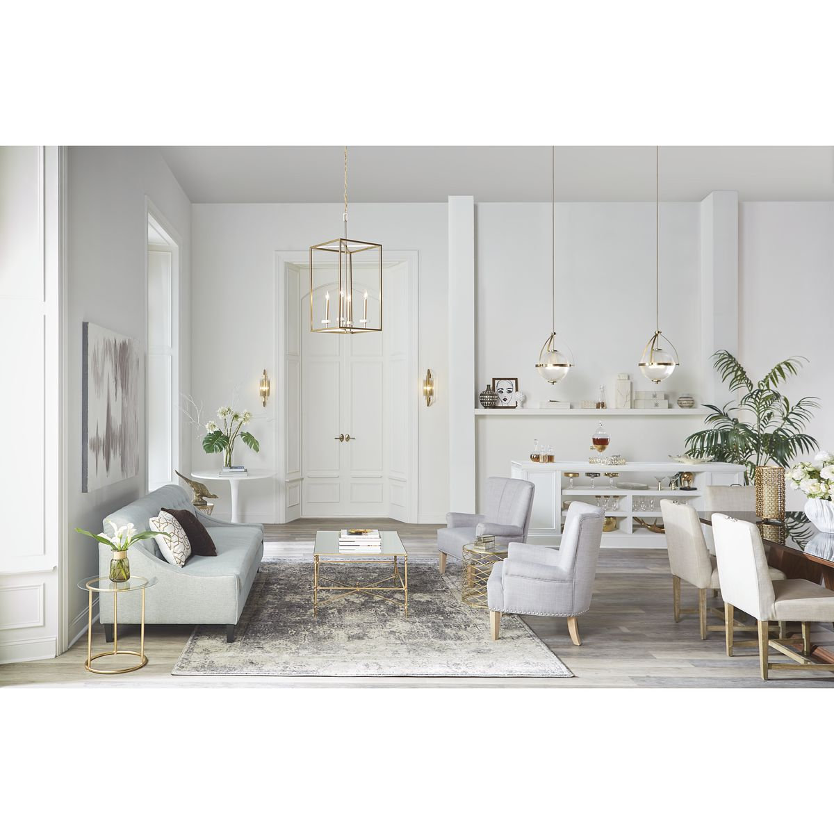 Perth 4 - Light Dimmable Chandelier