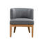Abbeville Upholstered Herringbone Barrel Chair-1220755382