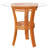 Toby Teak Round Solid Wood Dining Table