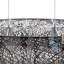 Aarav 1 - Light Silver Drum Pendant