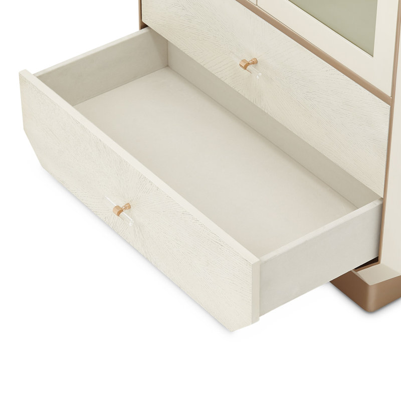 La Rachelle Lighted Curio Cabinet