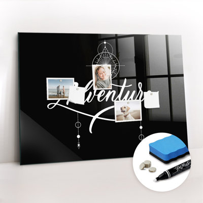 Magnetic Glass Photo Memo Board Bulletin Board