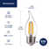 CA11E26 60 Watt Equivalent CA11 E26/Medium (Standard) Dimmable 2700K LED Bulb