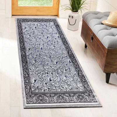 Floral Flatweave Area Rug