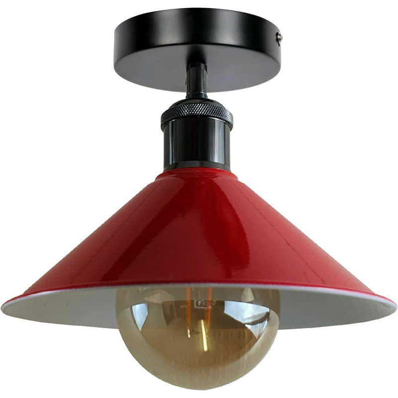 Langleyville Flush Mount, Red