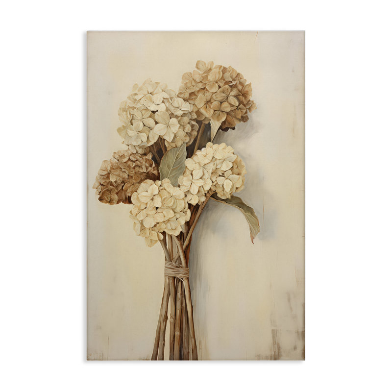 "Vintage Hydrangea Bundle", impression sur toile par Petals Prints Design, H 24 po x l 16 po