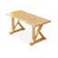 Bureaux rectangulaires en bois massif Burlywood-365137288