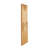 Wood Panel Geometric Light Brown Wall Decor with Overlapping Gold Arches