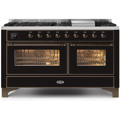 Majestic II 60" 5.02 cu. ft. Freestanding Dual Fuel Range with Griddle