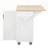 51" Fluted Kitchen Island With Drop Leaf-1710716683