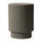 Biddlesden 14" Round Fiberstone Side Table with Ribbed Design – Indoor/Outdoor Accent Table for Patio, Living Room, or Bedroom-1751919879