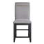 Chaise de comptoir Donny - gris (ensemble de 2)