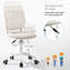 Chaise de bureau moderne avec siège en tissu Denishia-1358199987