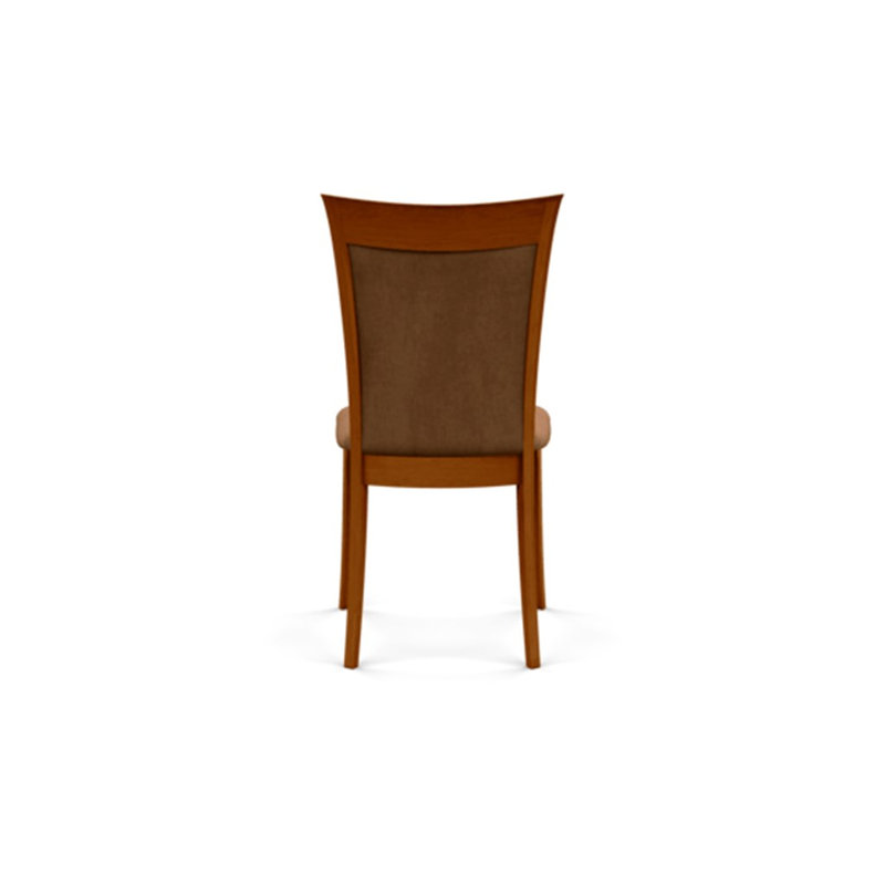 Morgan Leather Dining Chair, Autumn Cherry, Ebony