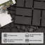 Carreaux de terrasse composites imbriqués pour une utilisation extérieure et intérieure, idéal pour la rénovation des terrasses et la création de solutions de revêtement de sol polyvalentes-118776483