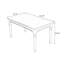 Table de salle à manger rectangulaire blanche pour salle à manger / cuisine