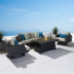 Ehrenfried 4 Piece Sofa Seating Group With Sunbrella Cushion Covers