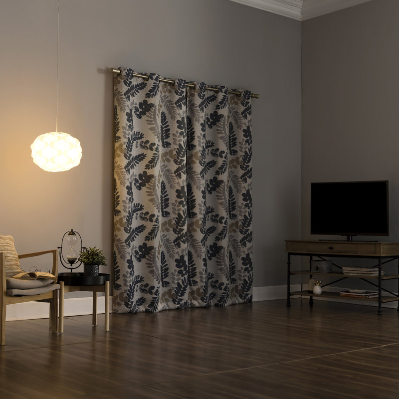 Alamea Synthetic Curtain Single Panel, 40" W x 108" L