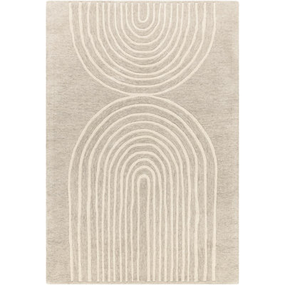 Wool Abstract Indoor Rug