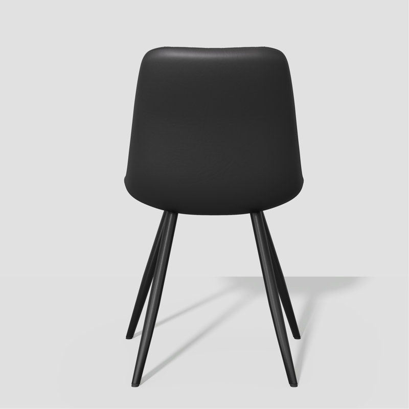 Two Dining Chairs With Iron Frame