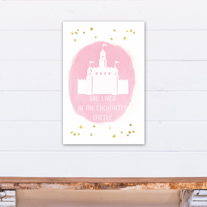 Art sur toile enchanted castle Braxton, H 24 po x l 16 po x P 1,25 po